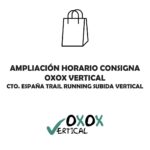 Ampliación horario consigna OXOX Vertical / Cto. España Subida Vertical